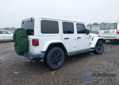 2020 Jeep Wrangler Unlimited Sahara Altitude 4X4 из США, поврежденный, VIN 1C4HJXEG5LW259681